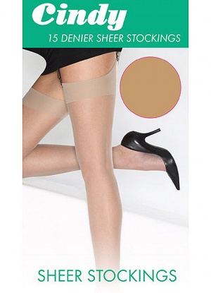 Cindy 15 Denier Sheer Stockings